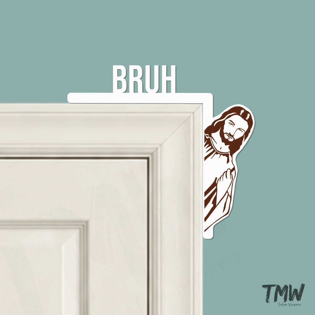 BRUH Jesus decoration, right corner